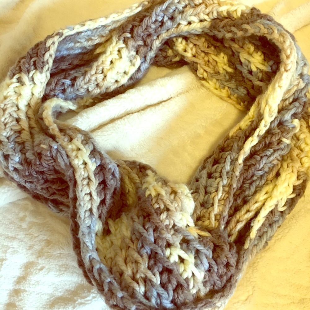 Handmade trendy scarf in good condition.